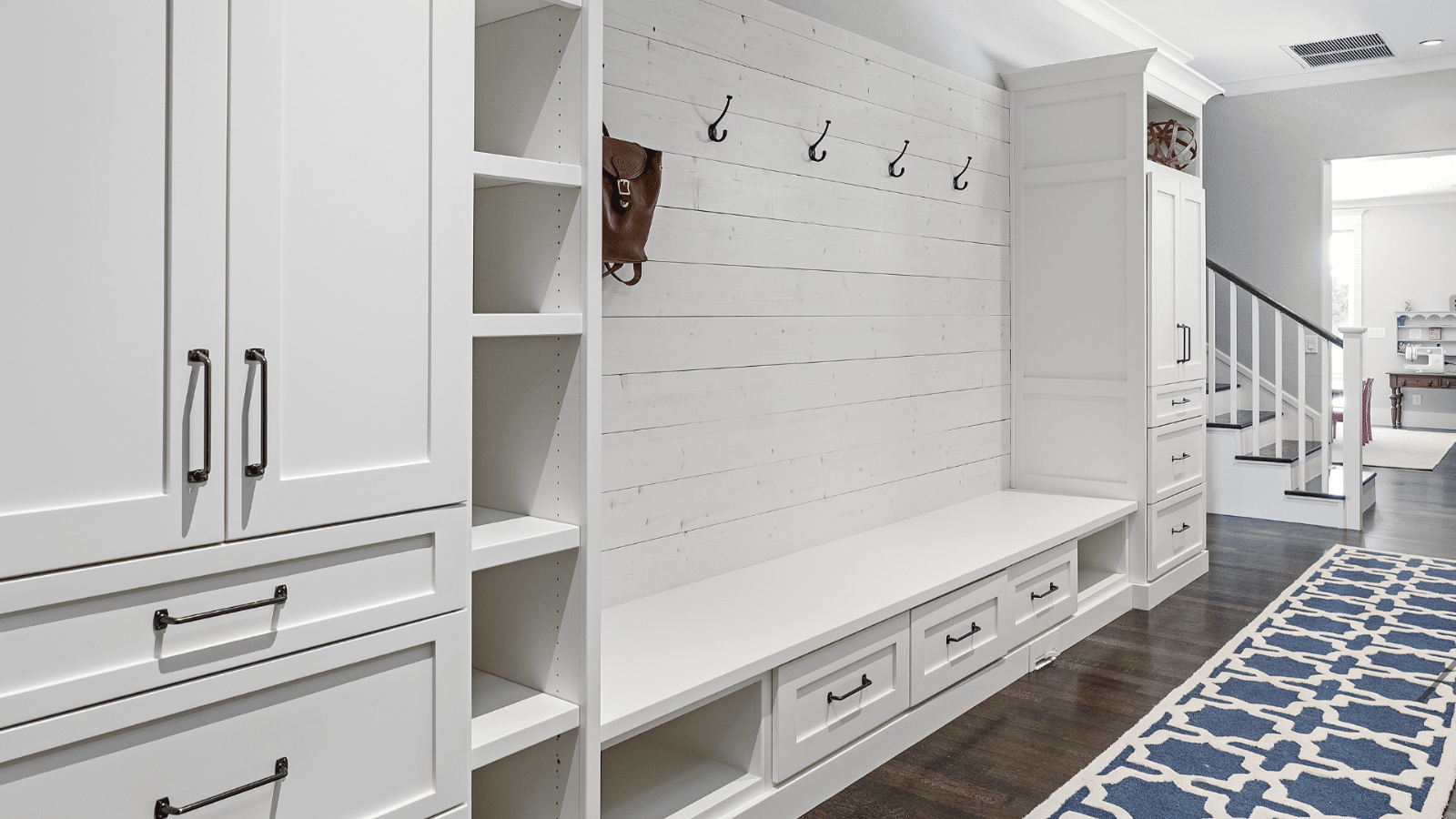 Specialty Cabinets for a mudroom